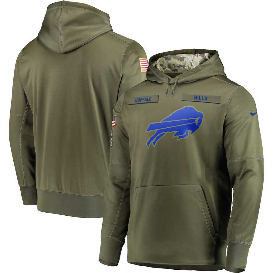 Nike Bills Olive Salute To Service Men's Pullove Hoodie,We sell and wholesale Nike Bills Olive Salute To Service Men's Pullove Hoodie on line form chian!